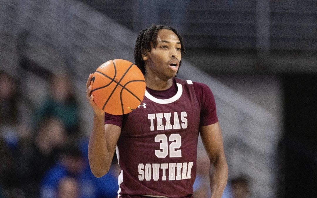 Texas Southern University men’s basketball team faces off against Grambling State in the 2024 SWAC Championship game at Bartow Arena