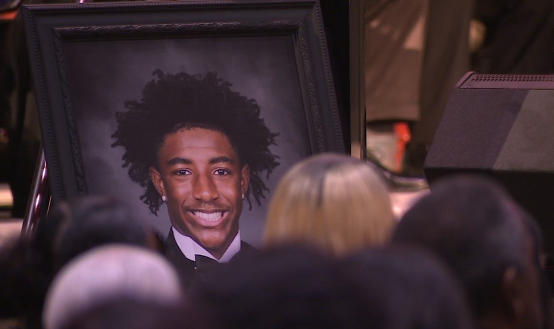 Funeral service for North Shore football player Jarvon Coles