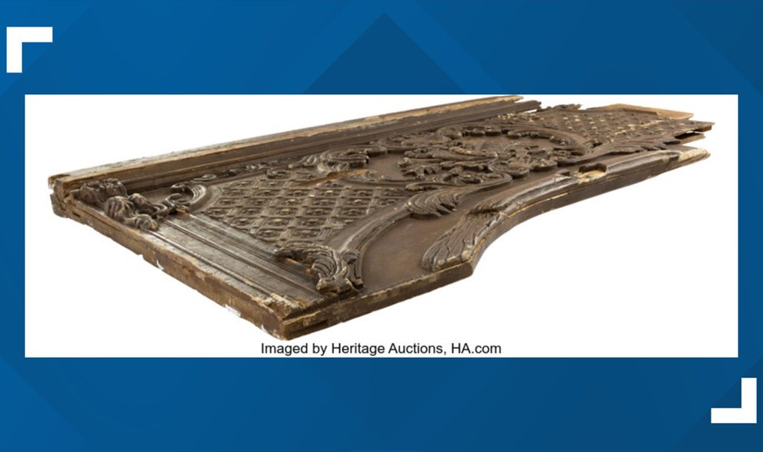 Purchase the iconic wood panel from the movie “Titanic”